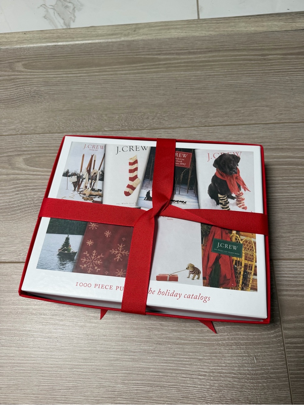 J. Crew holiday catalog 1000pc jigsaw puzzle